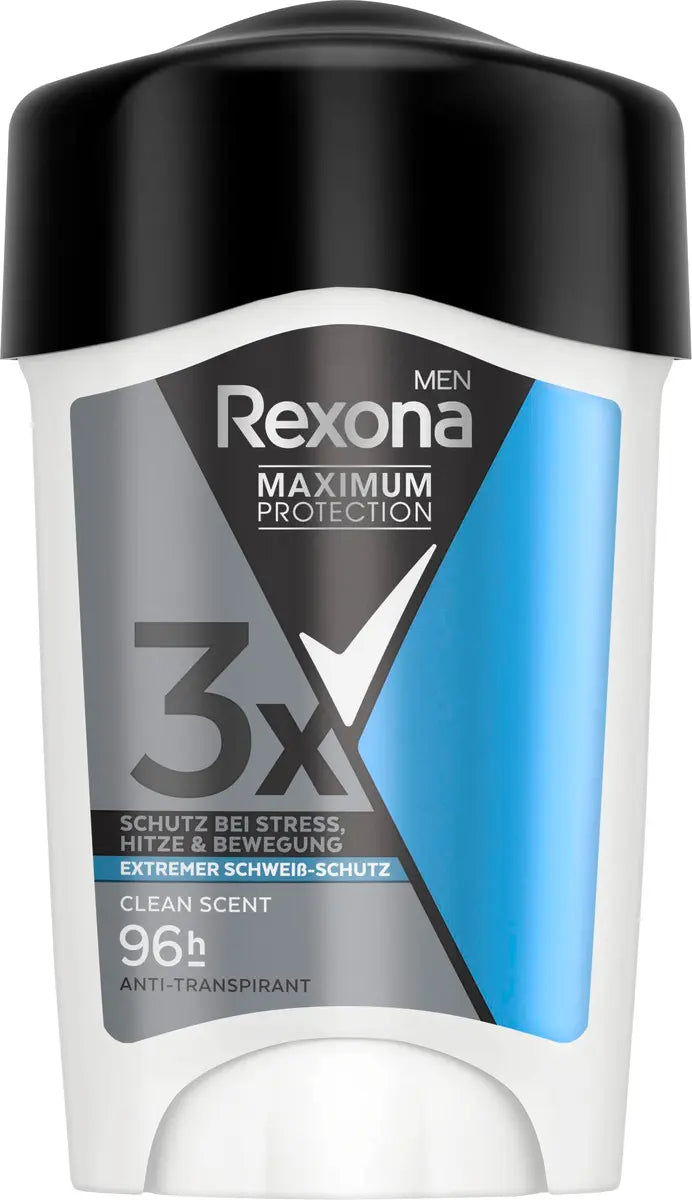 Rexona Maximum Protection Men Deo Cremestick Anti-Transpirant Clean Scent 45 ml