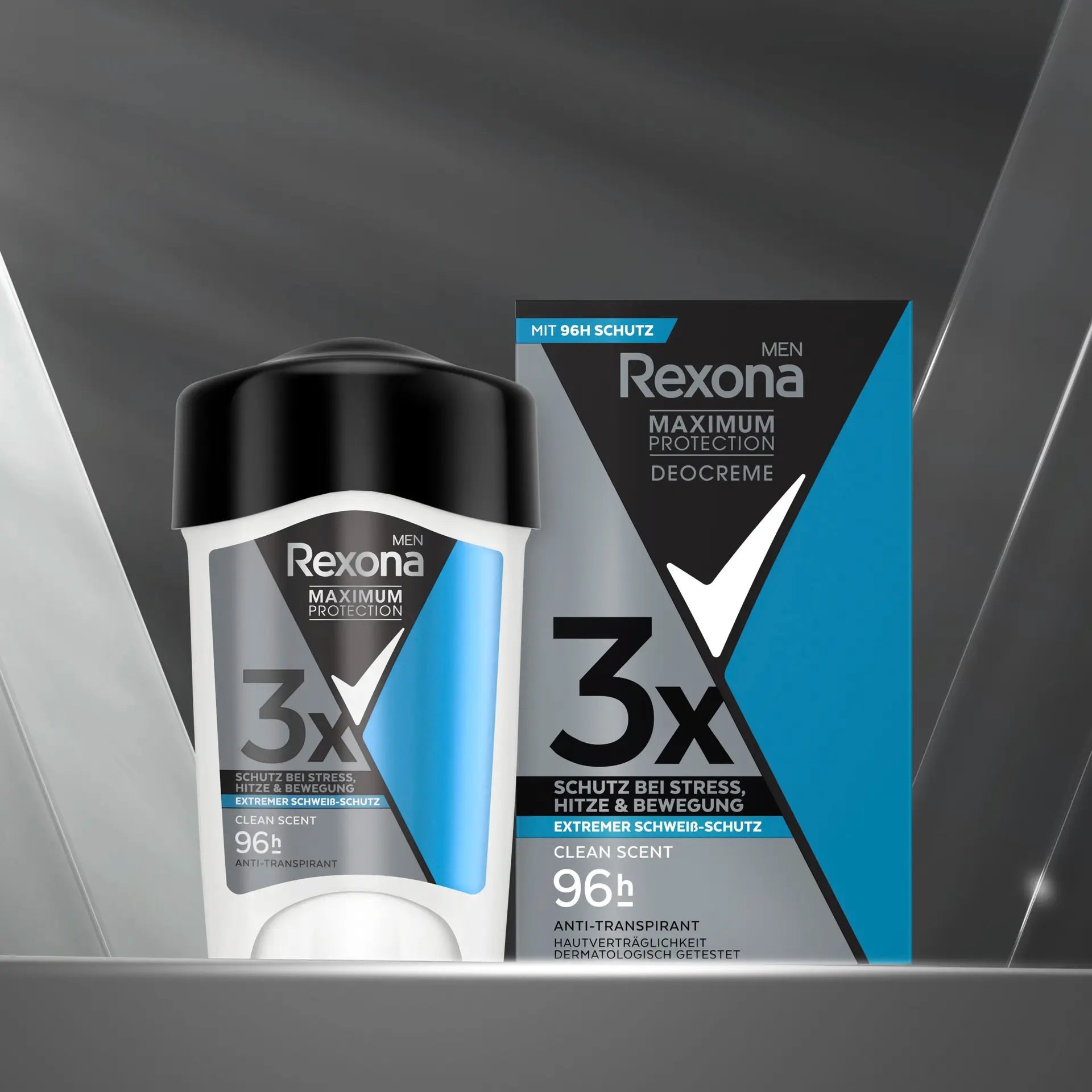 Rexona Maximum Protection Men Deo Cremestick Anti-Transpirant Clean Scent 45 ml