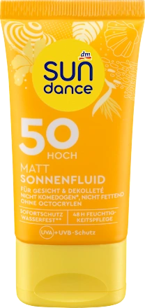 SUNDANCE
Mattifying Sun Fluid Face SPF 50, 50 ml