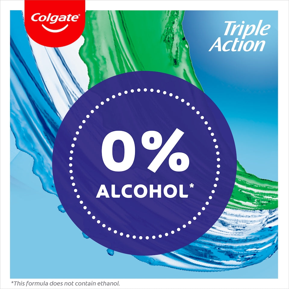 Colgate Triple Action Mouthwash Alcohol Free 500ml