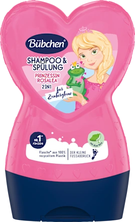 Bübchen Kids' 2-in-1 Shampoo & Conditioner Princess Rosalea, 230 ml