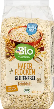 dmbio Gluten-free rolled oats (fine-flake), 500 g